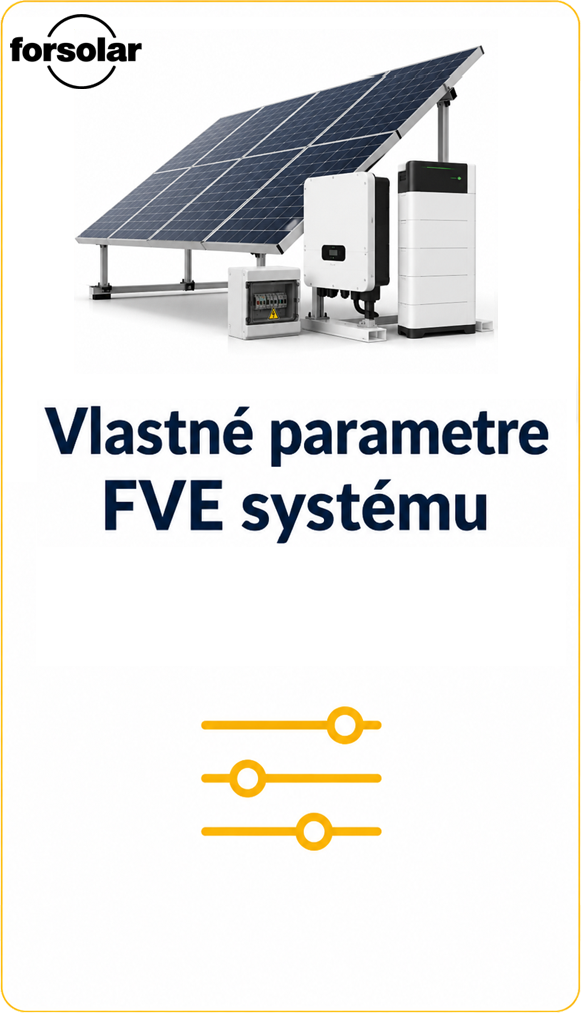 Vlastné parametre FVE systému